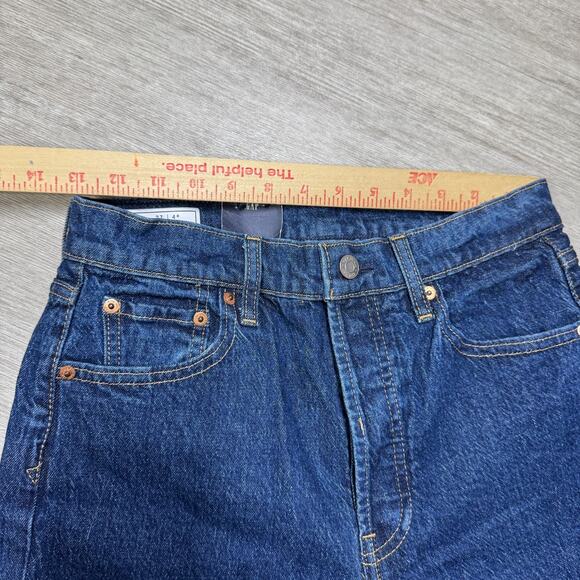 GAP Jeans Womens Straight High Rise Button Fly NWT 4R 27x27 Blue Stretch Denim - Picture 6 of 11